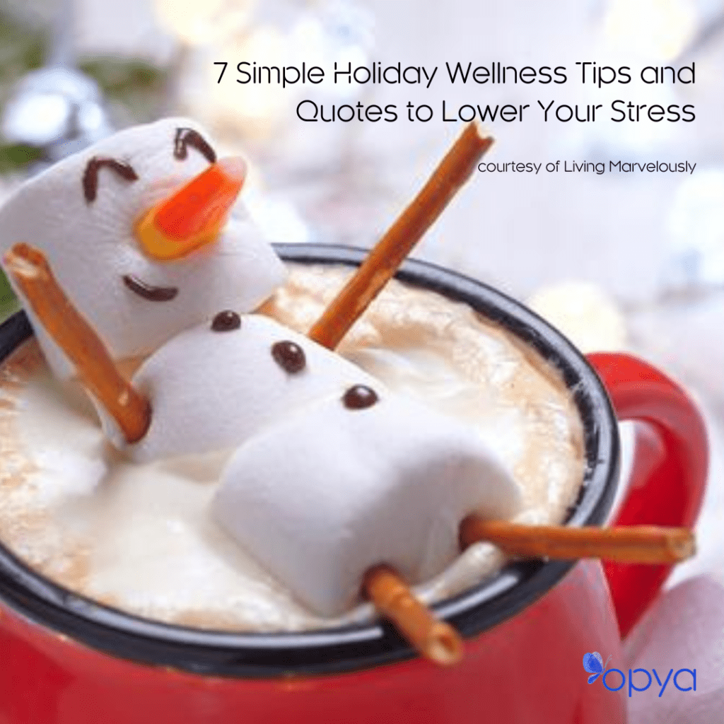 7 Simple Holiday Wellness Tips and Quotes to Lower Your Stress
